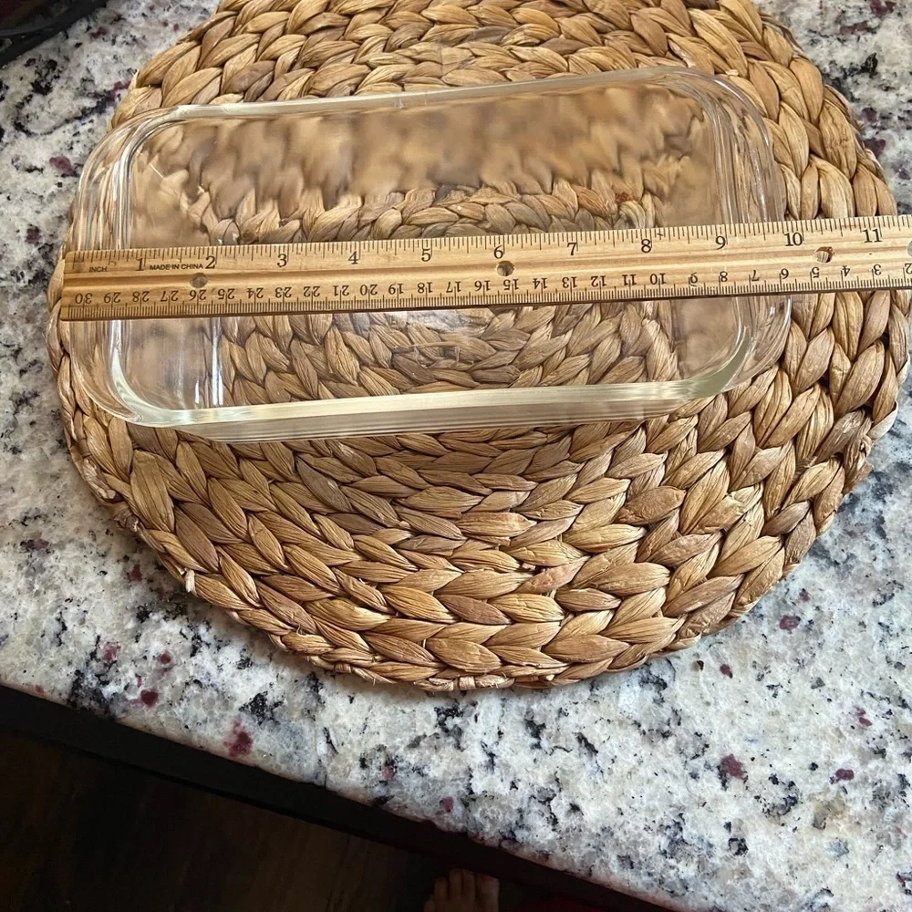 Corning Pyrex 213 Clear Glass Loaf Pan Bread Baking Dish 1.5 Qt 8.5